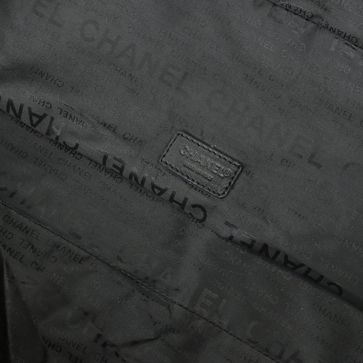 Chanel 2002-2003 Black Nylon Sport Line Duffle Handbag
