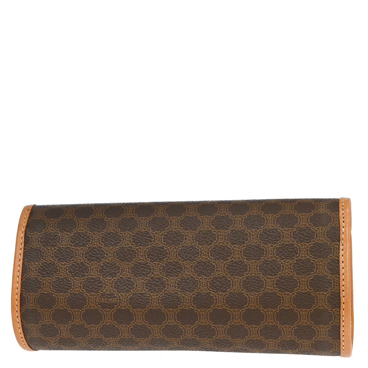 Celine Brown PVC Macadam Cosmetic Pouch
