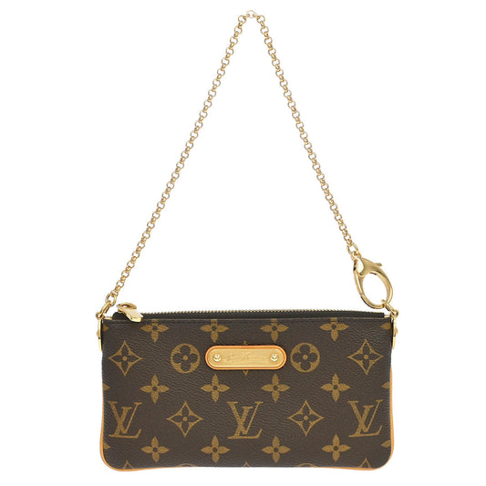 Louis Vuitton 2011 Monogram Pochette Milla MM Handbag M60094