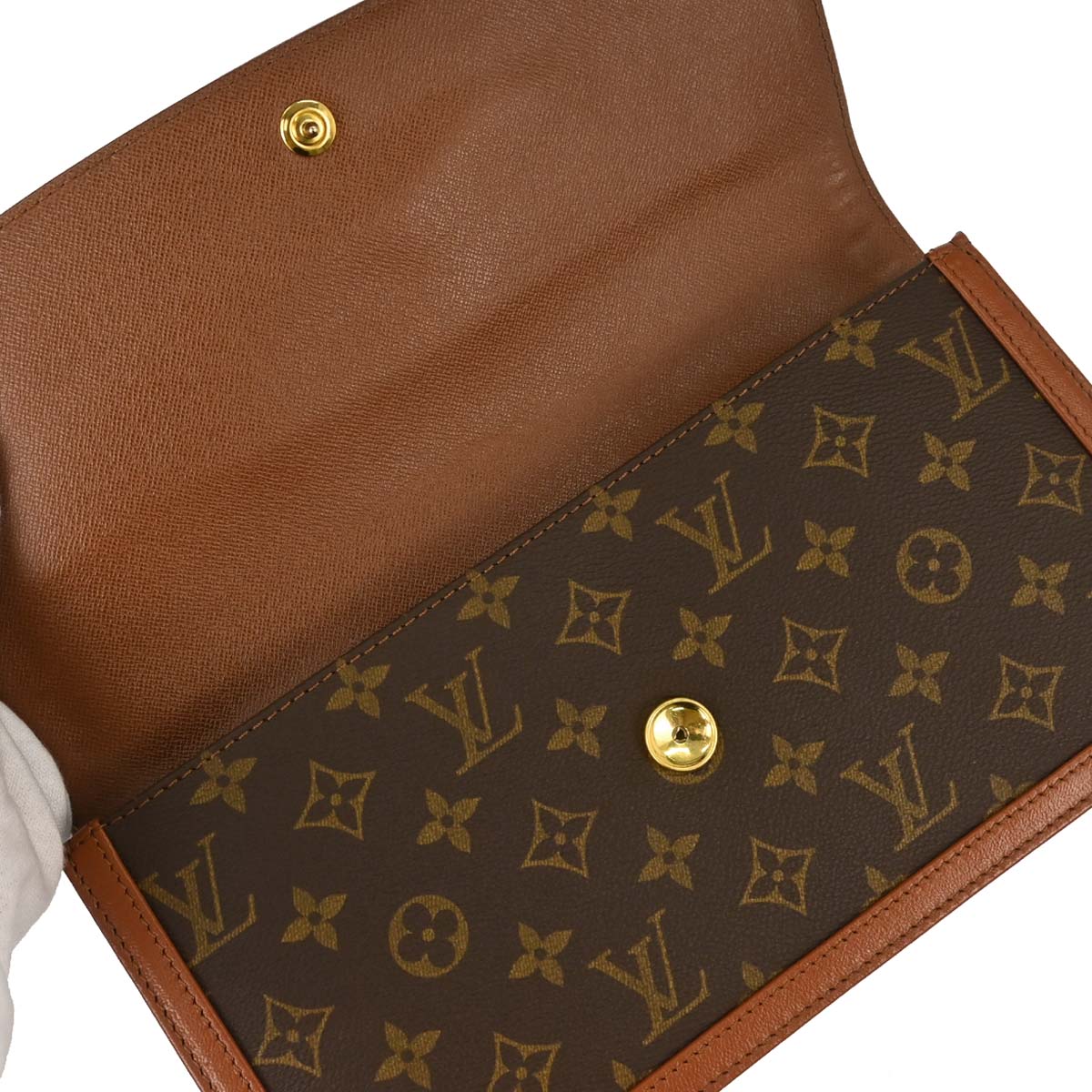 Louis Vuitton 1990 Monogram Pochette Dame GM Clutch Bag M51810