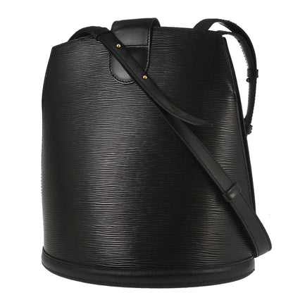 Louis Vuitton Black Epi Cluny Shoulder Bag M52252