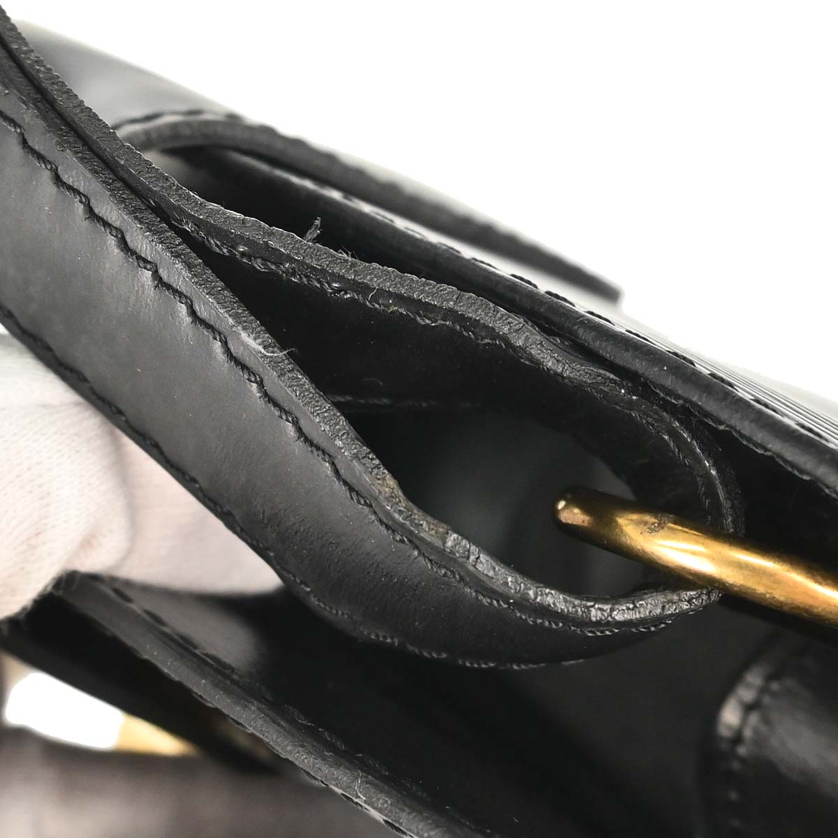 Louis Vuitton Black Epi Cluny Shoulder Bag M52252