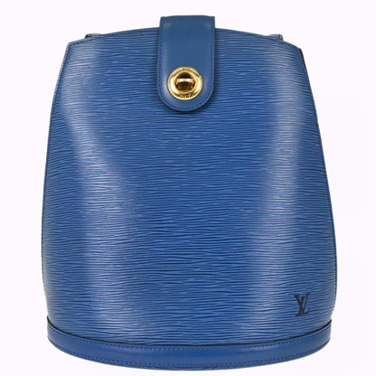 Louis Vuitton Blue Epi Cluny Shoulder Bag M52255