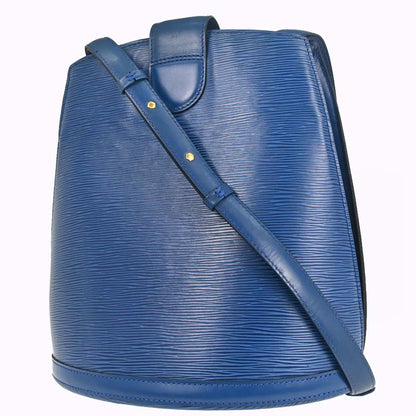 Louis Vuitton Blue Epi Cluny Shoulder Bag M52255
