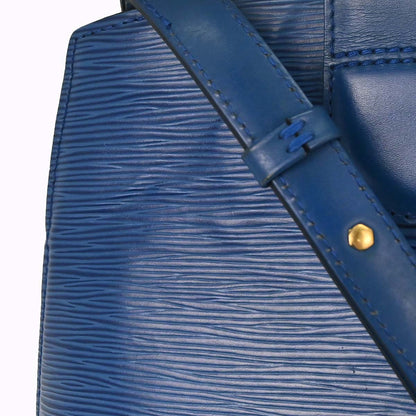 Louis Vuitton Blue Epi Cluny Shoulder Bag M52255