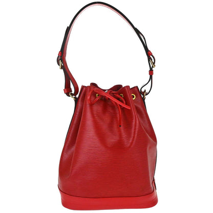 Louis Vuitton Red Epi Noe Shoulder Bag M44007