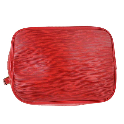 Louis Vuitton Red Epi Noe Shoulder Bag M44007