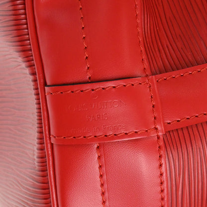 Louis Vuitton Red Epi Noe Shoulder Bag M44007
