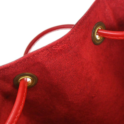 Louis Vuitton Red Epi Noe Shoulder Bag M44007