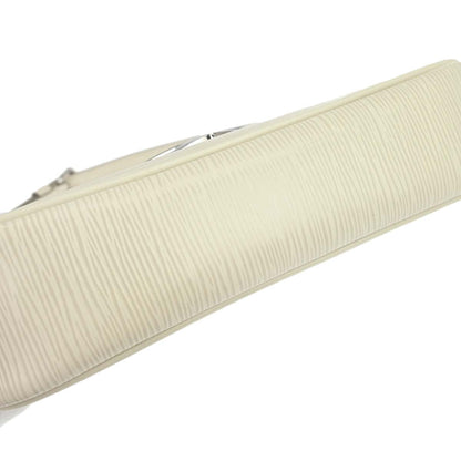 Louis Vuitton White Epi Pochette Montaigne Handbag M5929J