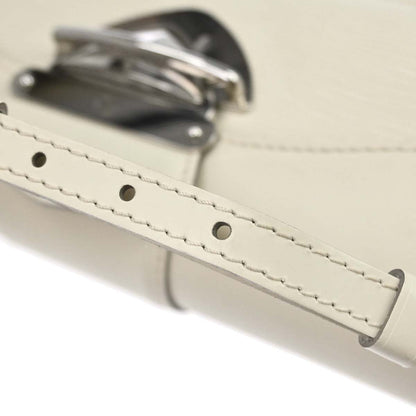 Louis Vuitton White Epi Pochette Montaigne Handbag M5929J