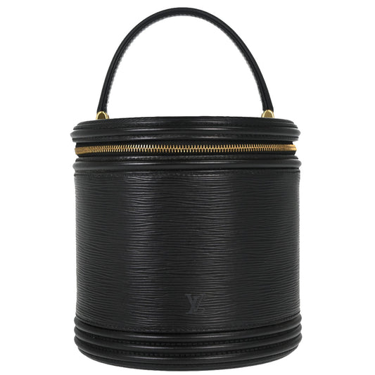 Louis Vuitton Black Epi Cannes Vanity Handbag M48032