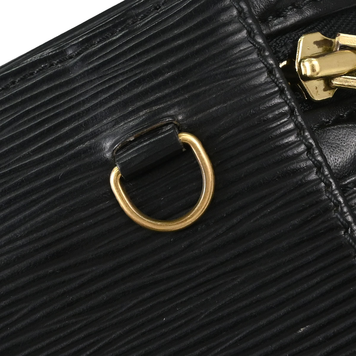 Louis Vuitton Black Epi Cannes Vanity Handbag M48032