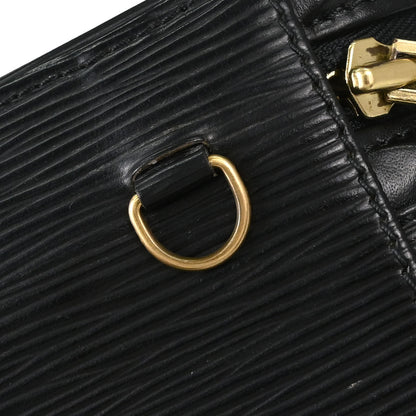 Louis Vuitton Black Epi Cannes Vanity Handbag M48032