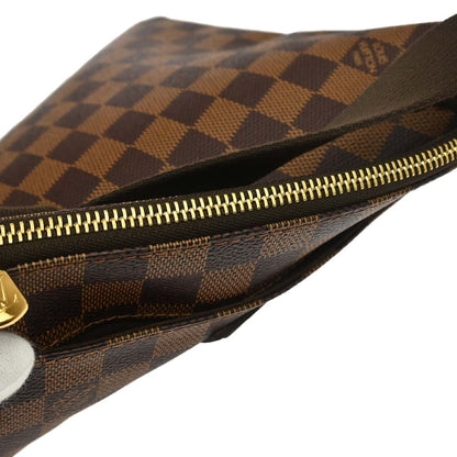 Louis Vuitton 2010 Damier Pochette Plate Brooklyn Shoulder Bag N41100
