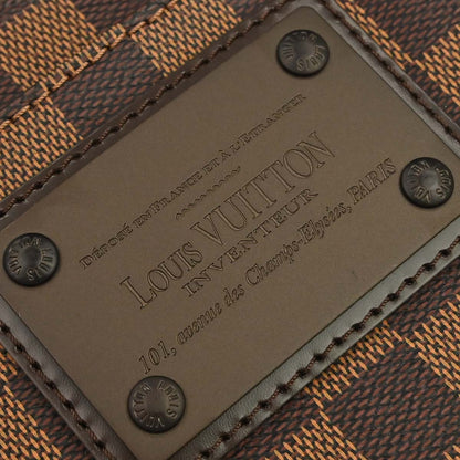 Louis Vuitton 2010 Damier Pochette Plate Brooklyn Shoulder Bag N41100