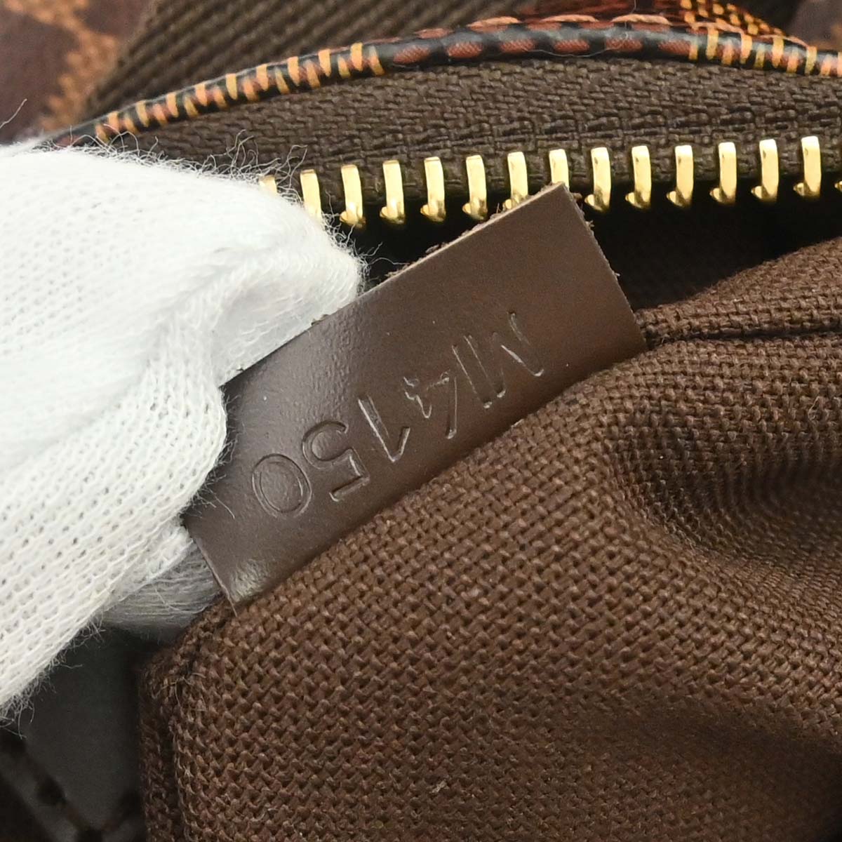 Louis Vuitton 2010 Damier Pochette Plate Brooklyn Shoulder Bag N41100