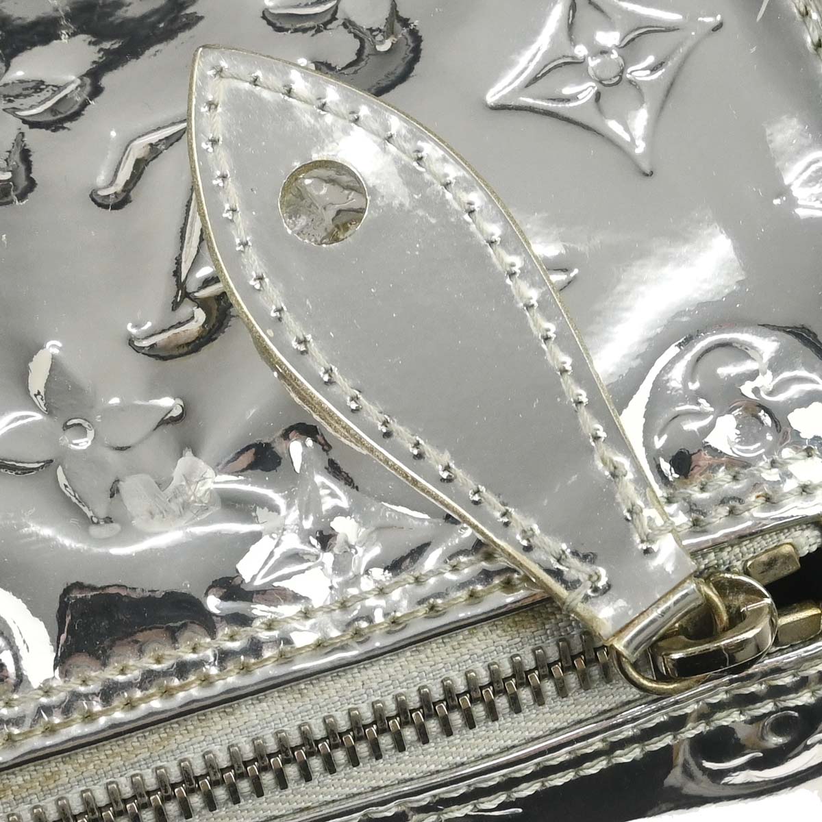 Louis Vuitton 2008 Silver Monogram Miroir Speedy 35 Handbag M95786
