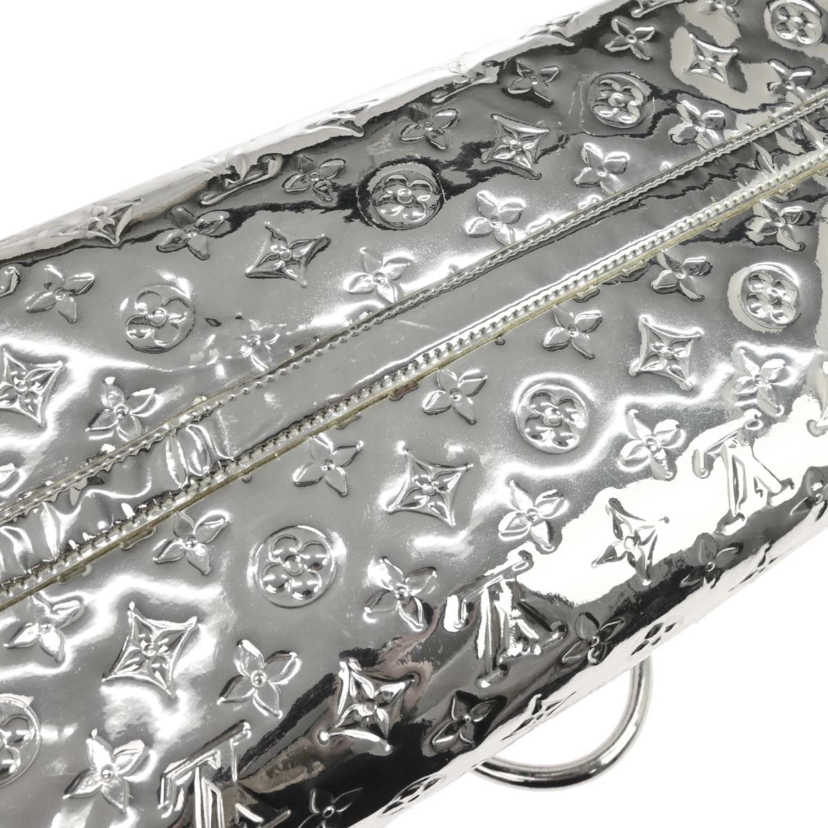 Louis Vuitton 2008 Silver Monogram Miroir Speedy 35 Handbag M95786