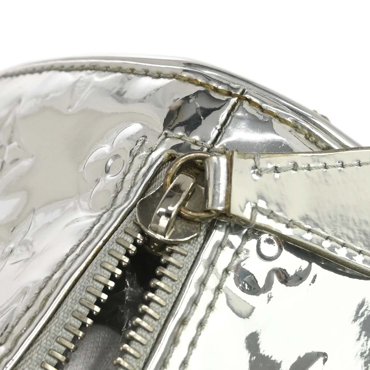 Louis Vuitton 2008 Silver Monogram Miroir Speedy 35 Handbag M95786