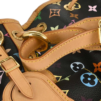 Louis Vuitton 2008 Black Monogram Multicolor Petite Noe Handbag M42230