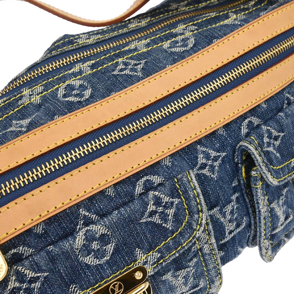 Louis Vuitton Blue Monogram Denim Baggy PM Shoulder Bag M95049