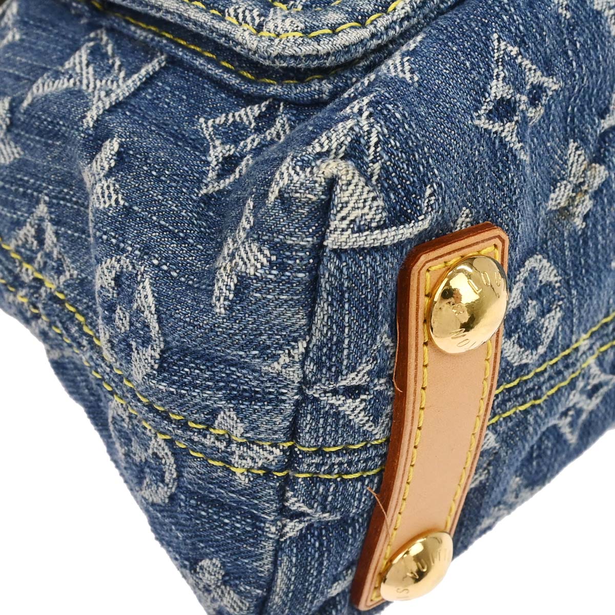 Louis Vuitton Blue Monogram Denim Baggy PM Shoulder Bag M95049