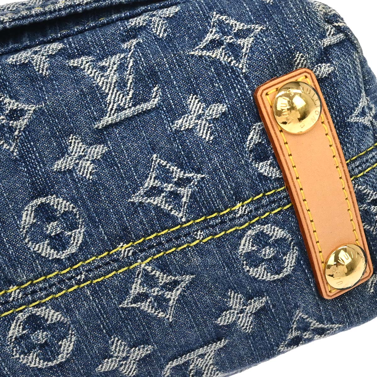 Louis Vuitton Blue Monogram Denim Baggy PM Shoulder Bag M95049