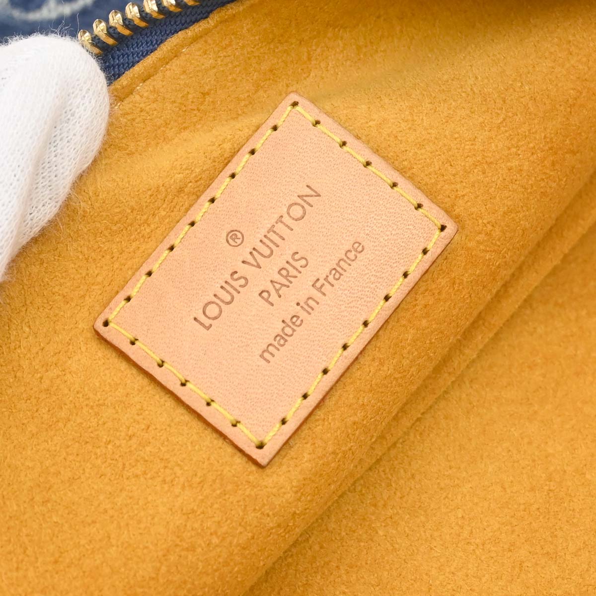 Louis Vuitton Blue Monogram Denim Baggy PM Shoulder Bag M95049