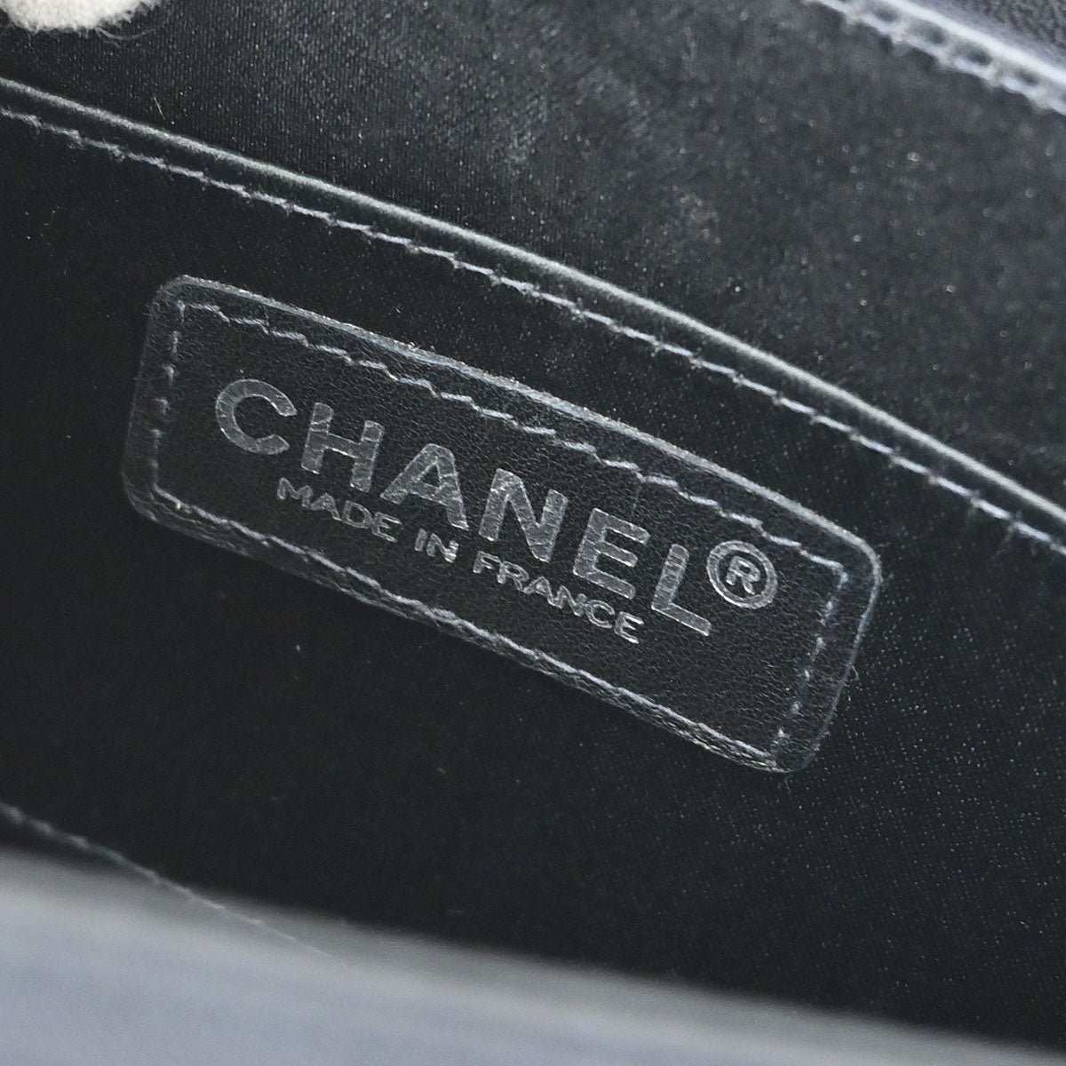 Chanel 2002-2003 Black Jacquard Nylon Travel Line Choco Bar Shoulder Bag