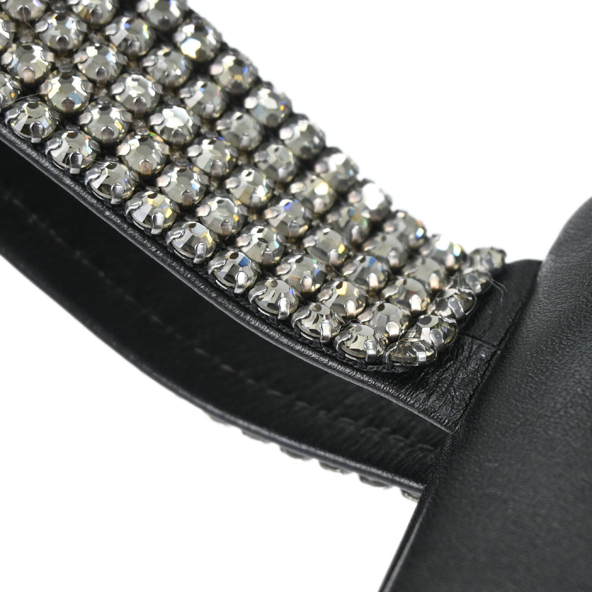 Chanel 2005-2006 Black Lambskin Woven Stass Clutch Bag