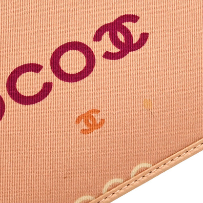 Chanel 2002-2003 Pink Canvas COCO Chain Handbag