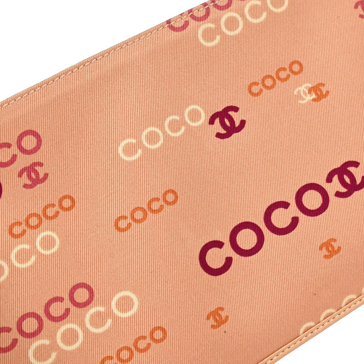 Chanel 2002-2003 Pink Canvas COCO Chain Handbag