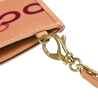 Chanel 2002-2003 Pink Canvas COCO Chain Handbag