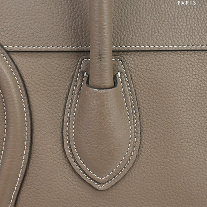 Celine Brown Mini Luggage Tote Handbag