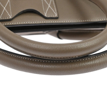 Celine Brown Mini Luggage Tote Handbag