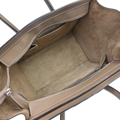 Celine Brown Mini Luggage Tote Handbag