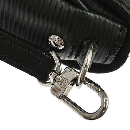 Louis Vuitton 2007 Black Epi Pochette Montaigne Handbag M59292