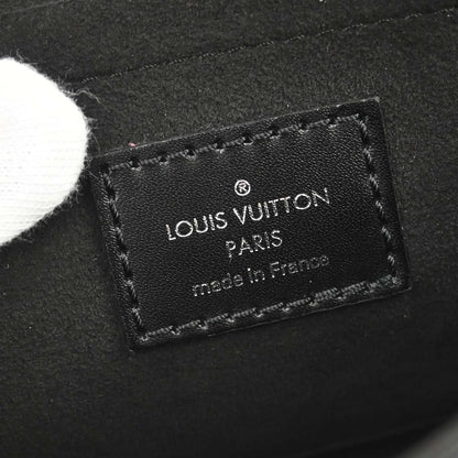 Louis Vuitton 2007 Black Epi Pochette Montaigne Handbag M59292