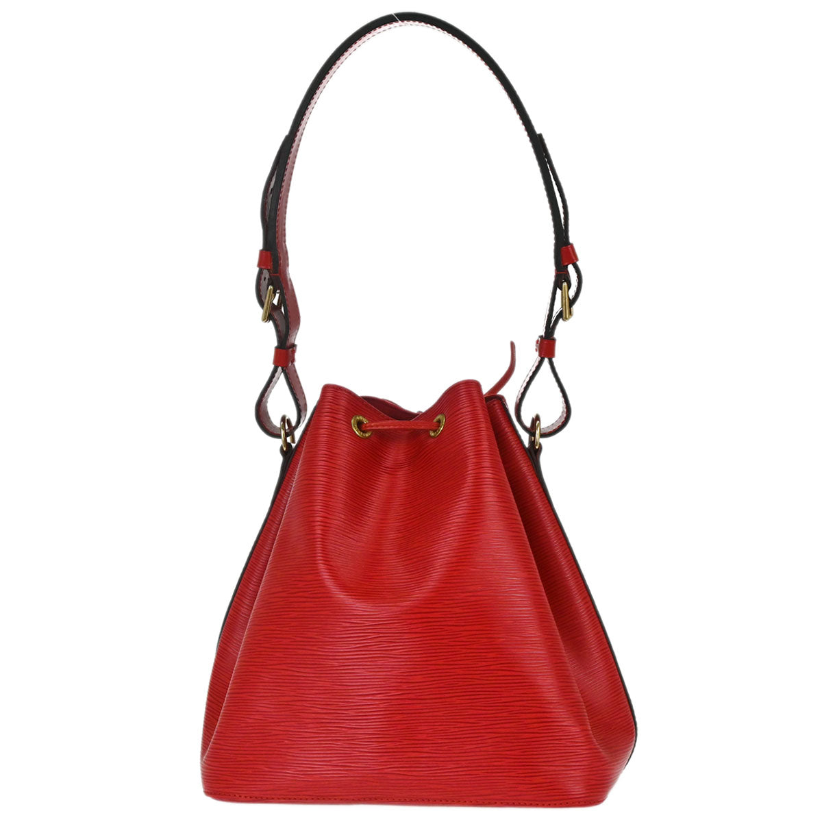Louis Vuitton 1996 Red Epi Petite Noe Shoulder Bag M44107