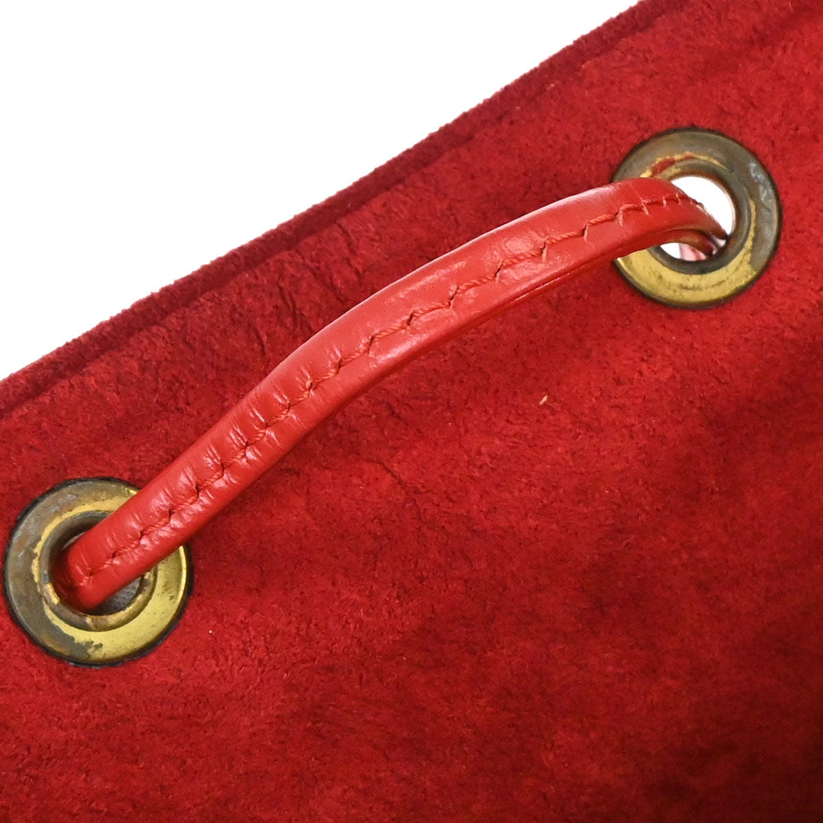Louis Vuitton 1996 Red Epi Petite Noe Shoulder Bag M44107