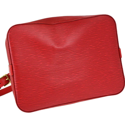 Louis Vuitton 2002 Red Epi Petite Noe Shoulder Bag M44107
