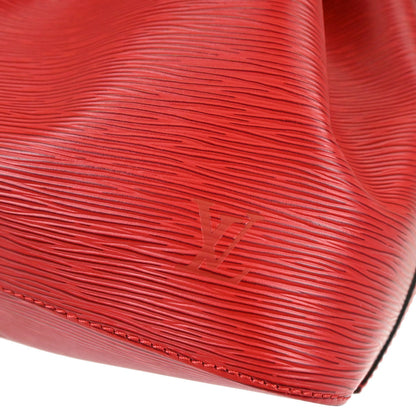 Louis Vuitton 2002 Red Epi Petite Noe Shoulder Bag M44107