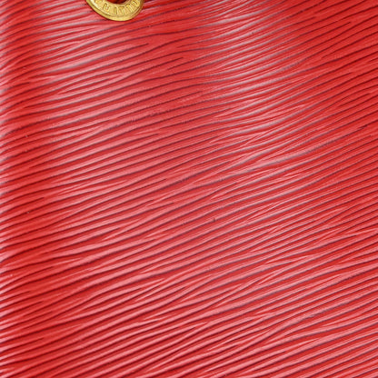 Louis Vuitton 2002 Red Epi Petite Noe Shoulder Bag M44107