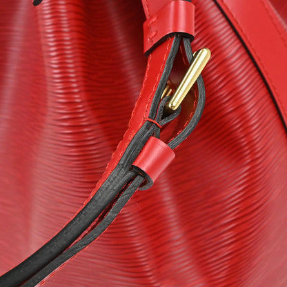 Louis Vuitton 2002 Red Epi Petite Noe Shoulder Bag M44107