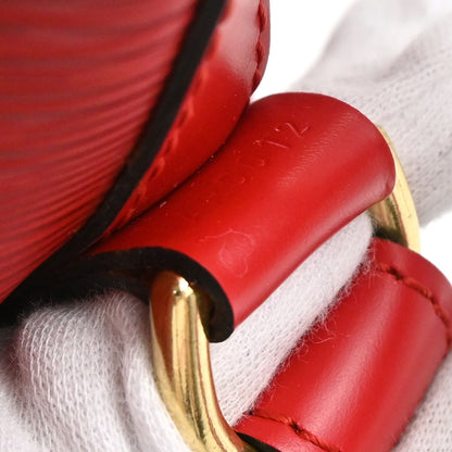 Louis Vuitton 2002 Red Epi Petite Noe Shoulder Bag M44107