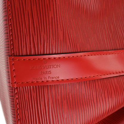 Louis Vuitton 2002 Red Epi Petite Noe Shoulder Bag M44107