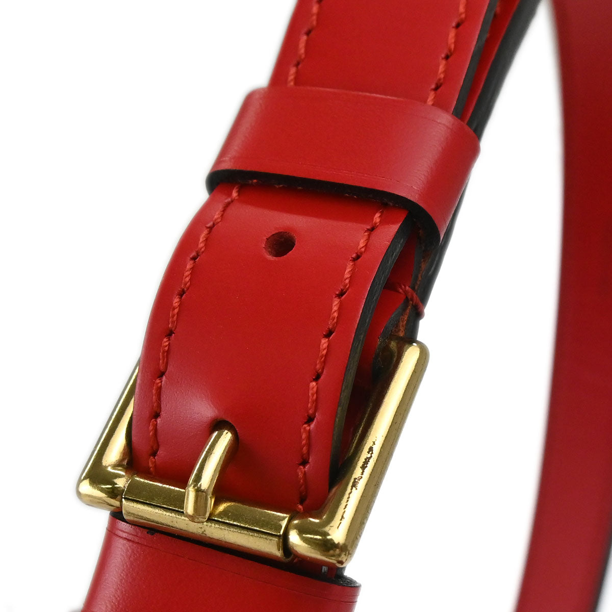 Louis Vuitton 2002 Red Epi Petite Noe Shoulder Bag M44107