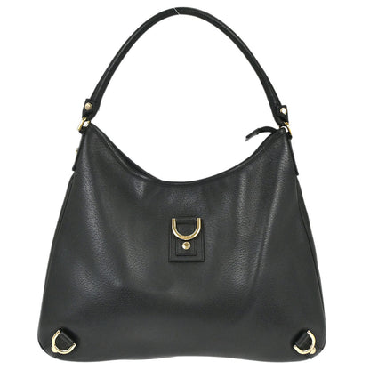 Gucci Black Leather Abbey D-ring Handbag