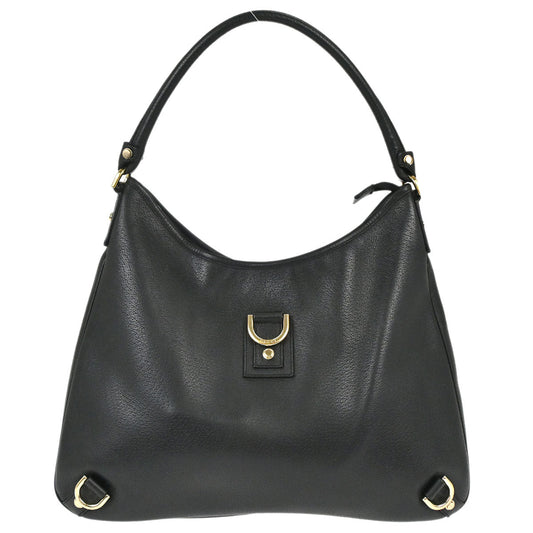 Gucci Black Leather Abbey D-ring Handbag